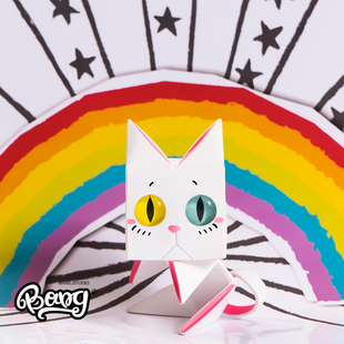 【Bang】现货 怪异猫系列 纸袋猫盲盒 潮玩可爱猫咪手办摆件礼物