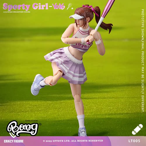 CRAZYFIGURE运动少女悠悠手办