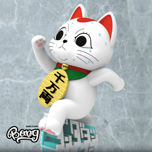 STUDIO GOODS 预售 封面名场面奔跑高速婆婆招财猫GK手办 Bang