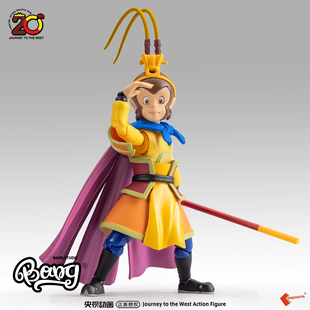 玩朝 央视版 西游记 现货 齐天大圣 12可动人偶手办 Bang