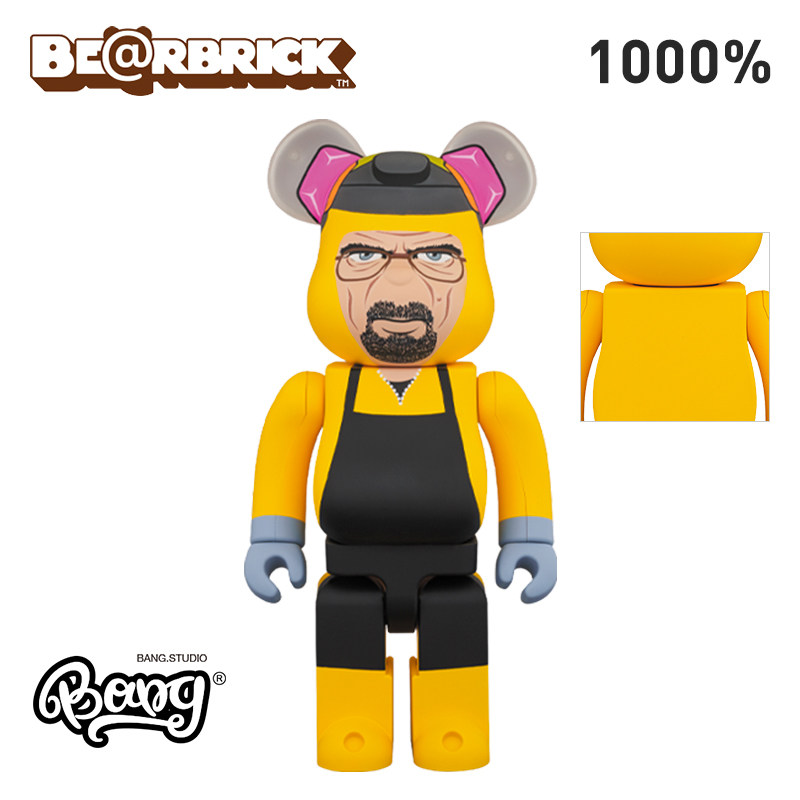 【bang】现货 bearbrick 1000% 绝命毒师 沃尔特怀特 潮玩手办