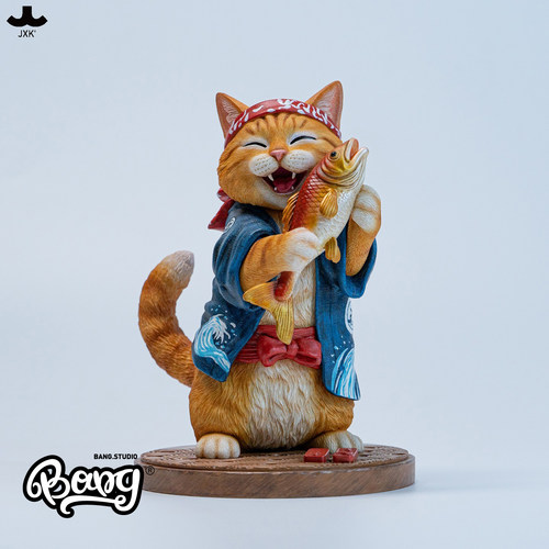 JXK鲷鱼猫老板手办摆件礼物