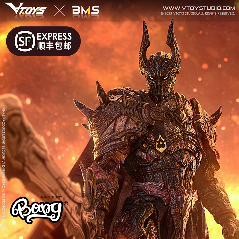 【bang】现货 vtoys x bms 战争骑士 无情者 1/12可动潮玩人偶
