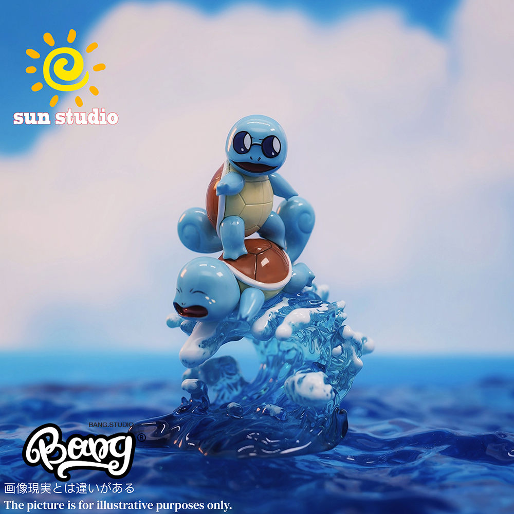 冲浪杰尼龟Q版GK手办SUNSTUDIO