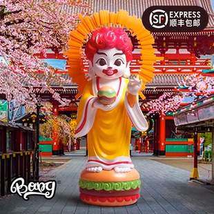 ZCWO 限量潮玩手办 现货 汉堡佛 60CM Hambuddha Bang Lovin’