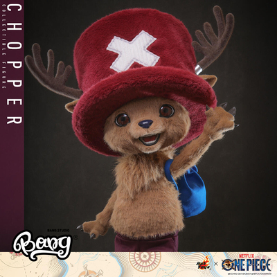 HOTTOYS航海王乔巴可动毛绒手办