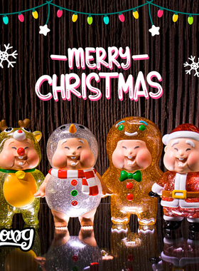 【Bang】现货 UNBOX CHUBBI CHUNK 圣诞肥仔套装限量潮玩手办礼物