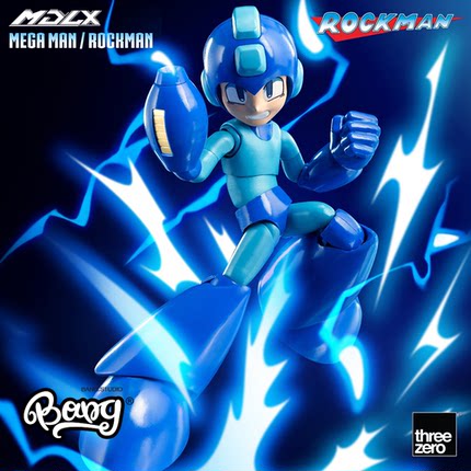 【Bang】现货 THREEZERO MDLX 洛克人 可动潮玩人偶手办摆件礼物