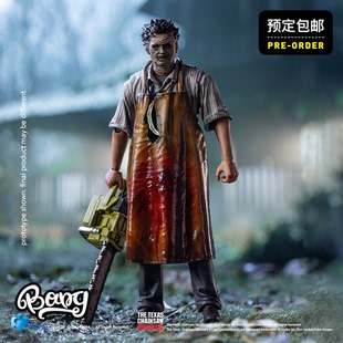 Bang 人皮脸 现货 德州电锯杀人狂1974 可动手办摆件 HIYA海雅