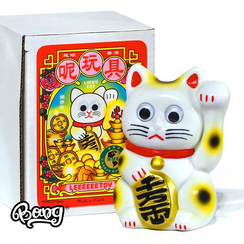 LEEEETOY招财猫&绿神龙手办