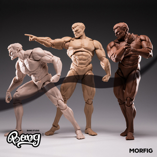 Bang 预售 男素体 12可动人偶手办桌面摆件礼物 MORFIG