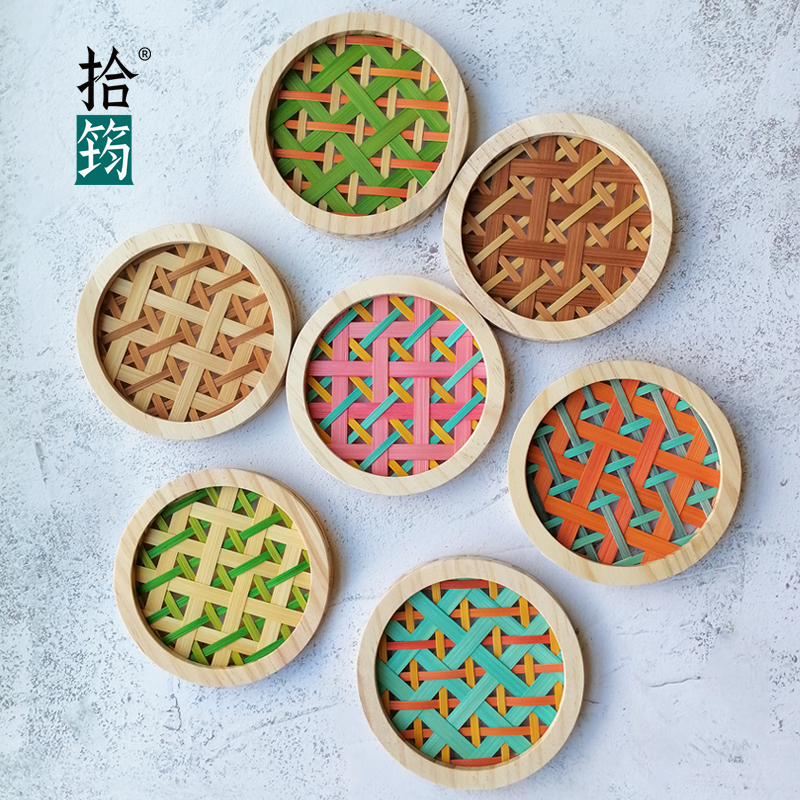 拾筠竹编手工diy材料包