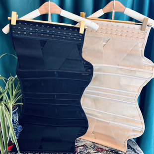 秋冬强压高端收腹束腰美体美背收肚子产后恢复肤黑背夹腰带女士