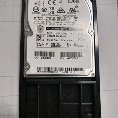 0235G6V6 S5500T S5600T 900G SAS 10K 25寸硬盘
