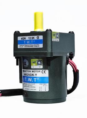 TWT电机25W东炜庭4IK25GN-Y 4GN125K三相220380V齿轮减速马达
