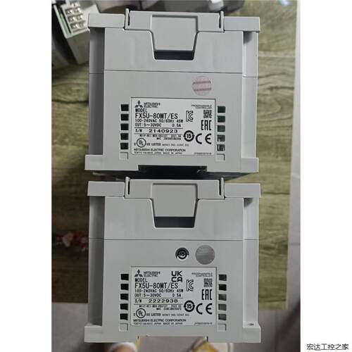 Mitsubishi FX5U-80MTES年份近成色好 功能正常实拍图