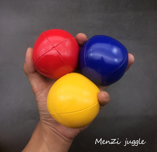 门子杂耍 纯色系列 专业小丑杂耍球 手技球 手抛球 杂技球