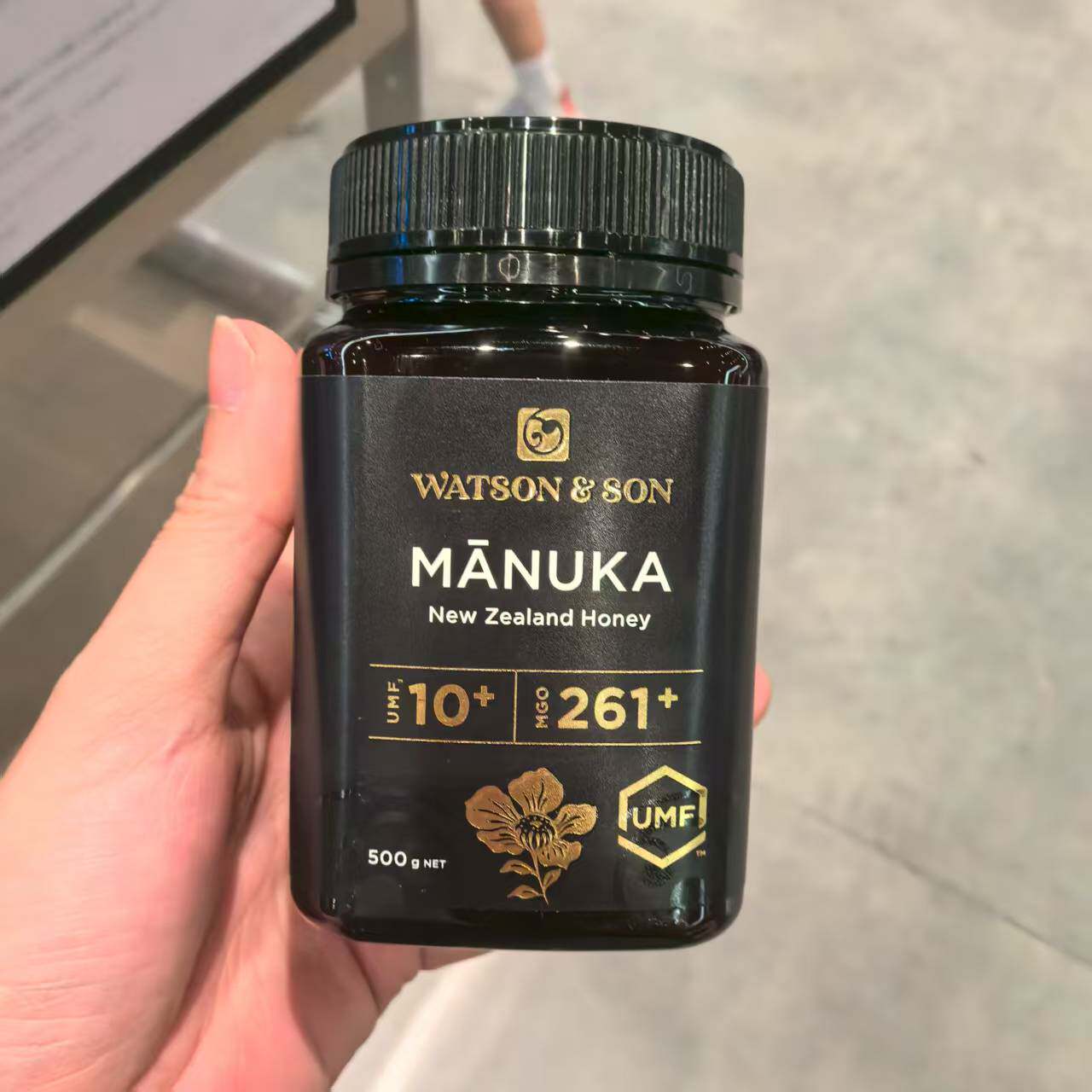 代购 香港 楼上 纽西兰 麦芦卡蜂蜜 10+ 进口蜂蜜 500克 罐装清热