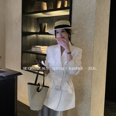 鎏渊家effortless松弛通勤系带西装86129