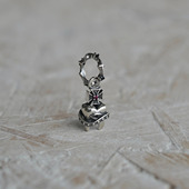 睡莲生生世世 原创设计925纯银牙齿星球元 素吊坠双面戴小众挂坠