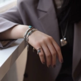 Натуральное кольцо, серебро 925 пробы, с драгоценным камнем