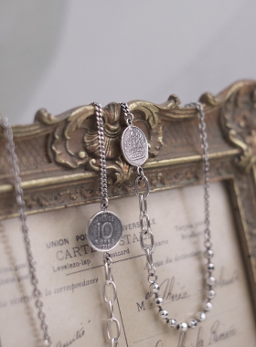 shui原创设计项链925钱币元素