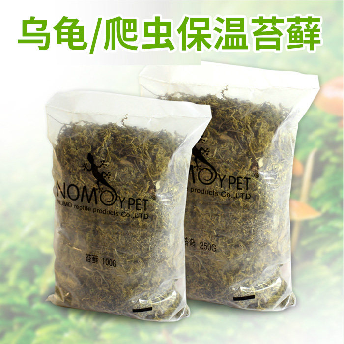 乌龟保温保湿爬虫用品无菌过冬青苔垫材水苔苔藓爬宠冬眠250克 - 实物图