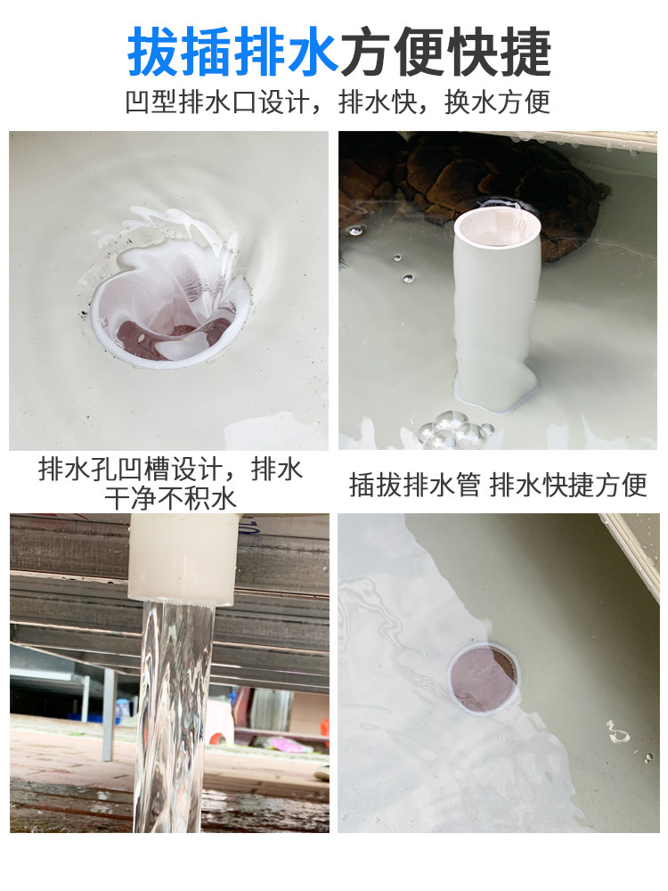 乌龟缸大型别墅双层造景带晒台生态饲养箱家养用龟塑料水陆种龟箱