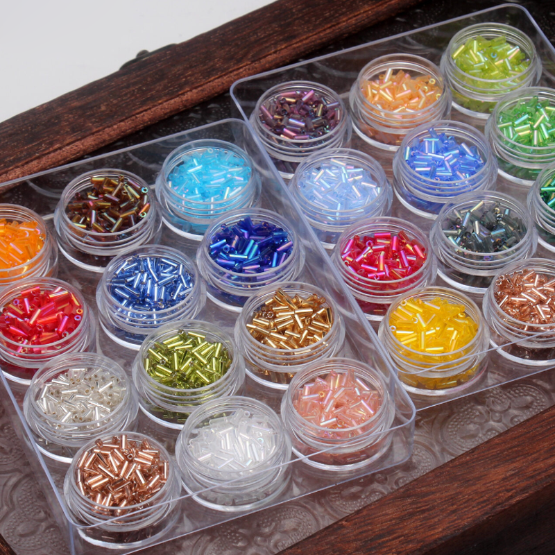 法式刺绣配件4..5mm长管珠