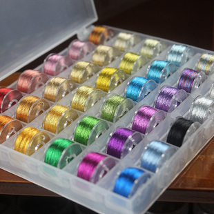 金银绣花金属线  法式刺绣手工DIY装饰用线小卷金线25色36色套装