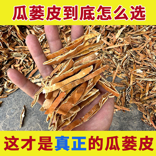 新货瓜蒌皮中药材正品爪蒌皮瓜娄皮栝楼皮瓜蒌皮丝瓜蒌壳瓜蒌干皮