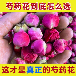 药用无硫正宗山东菏泽芍药花中药材干芍药花干红芍药花球泡水花茶