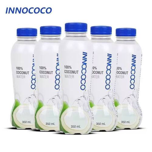 新品推荐INNOCOCO泰国进口纯椰子水350ml瓶装无添加果汁饮料