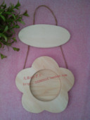 儿童diy木制手工雪花彩泥手绘模型麻绳相框幼教材料美劳配件