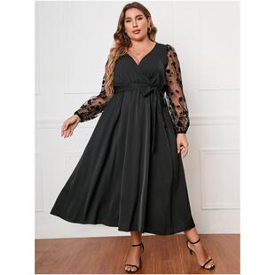 XL-4XL fashion women dresses lace plus size ladies skirt大码