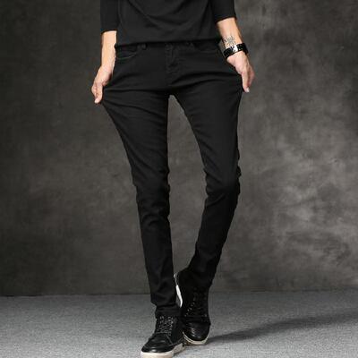2024 summer Ninth pants male ripped jeans for men trousers