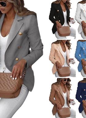Women coat short jacket slim suit fashion office wear coat