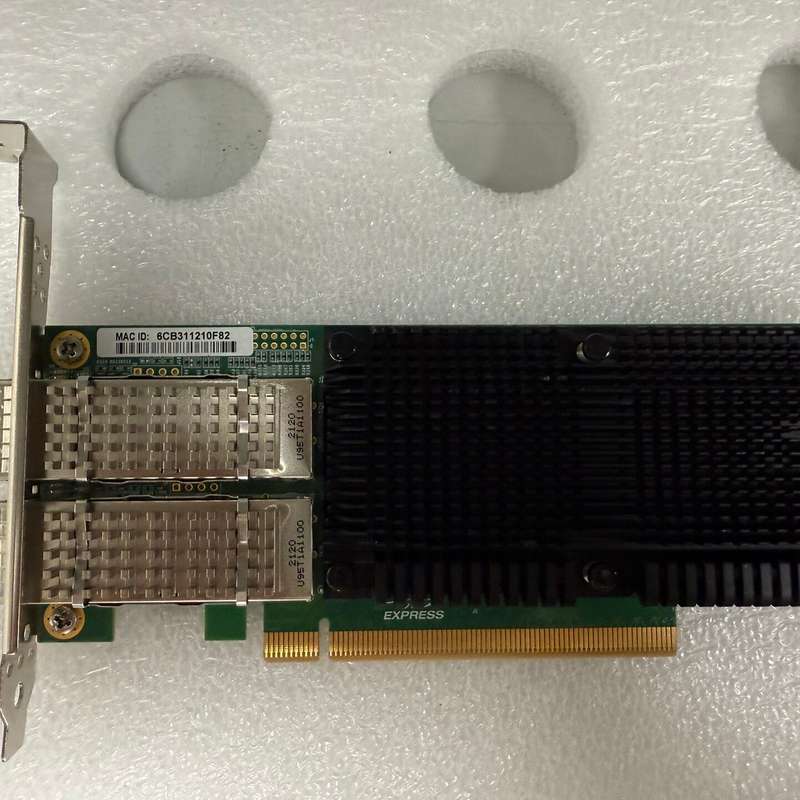 英特尔 双口100G网卡,PCIe 4.0 x16接口,带--议价商品