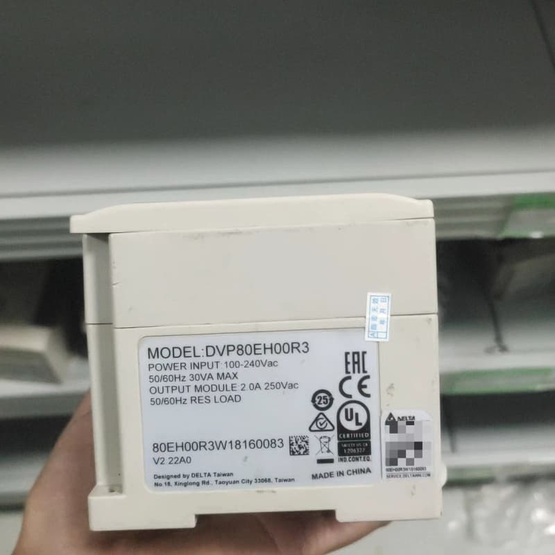 台达PLC主机 DVP80EH00R3，二手拆机，成色还可以--议价商品