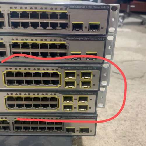 Cisco 思科二手现货 WS-C3750V2-24TS-S--议价商品