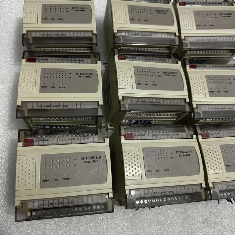 拆机 仿三菱PLC FX1S-14MR 实图 数量9个 功能--议价商品