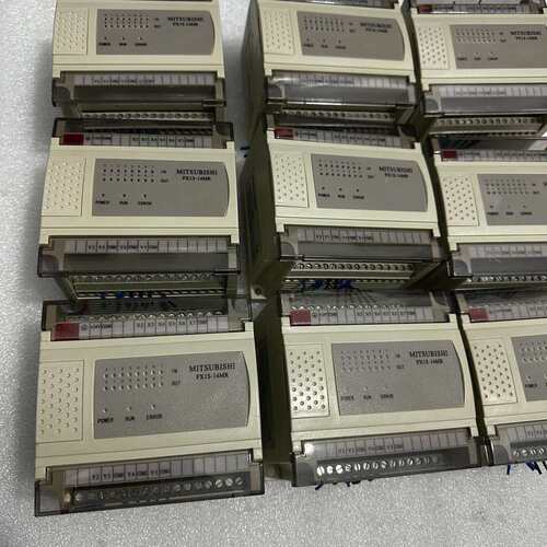 拆机 仿三菱PLC FX1S-14MR 实图 数量9个 功能--议价商品