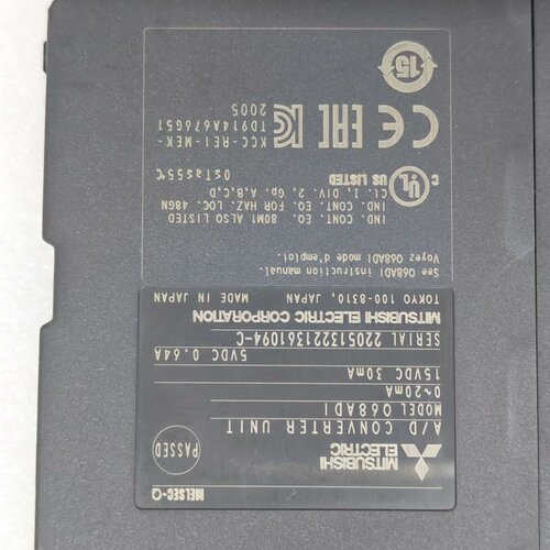三菱Q68ADI A/D转换模块，设备拆机件，成色以图为准，--议价商品
