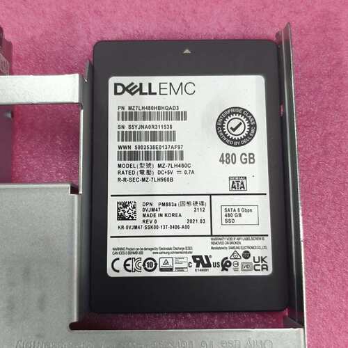 戴尔服务器拆机 480G PM883a 0VJM47 实物--议价商品