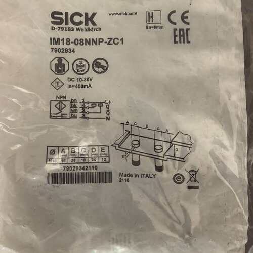 sick西克 接近开关IM18-08NNP-ZC1 7902--议价商品