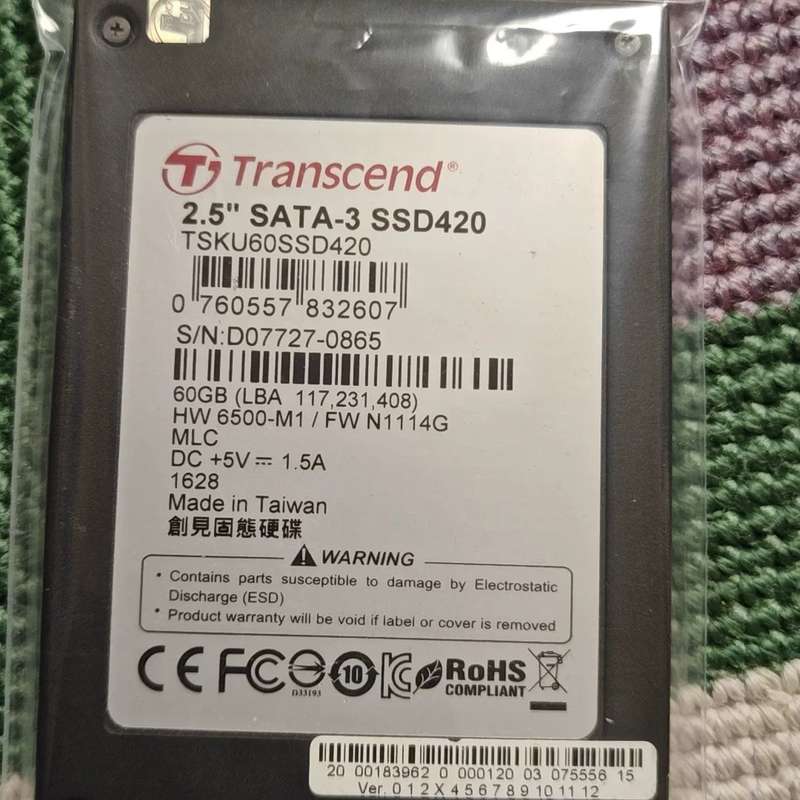 全新全新Kuka库卡C4工业机器人60GB固态硬盘 内含系统--议价商品
