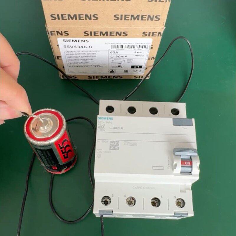 西门子5SV4346-0 4P63A电磁式漏电开关。图片实拍--议价商品