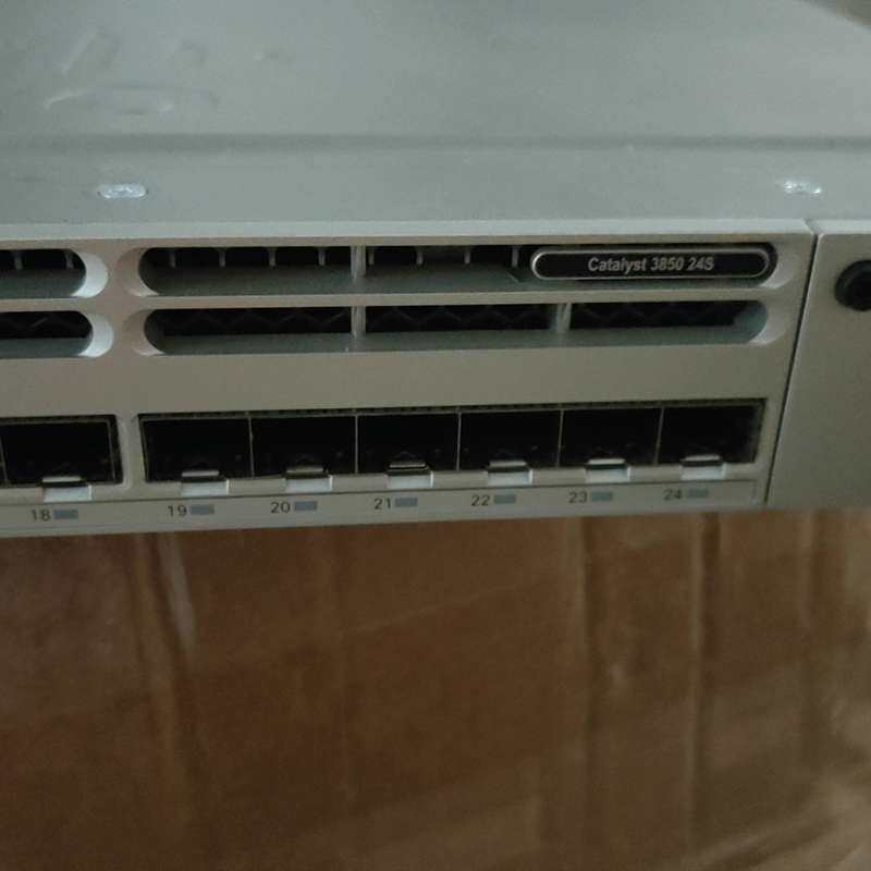 思科3850-12S-S原装二手到货几台。端口测试正常。配置--议价商品