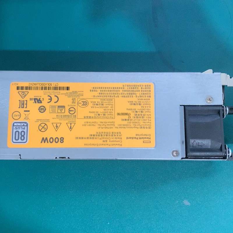 原装HP G9服务器 800W电源720479-b21 72--议价商品
