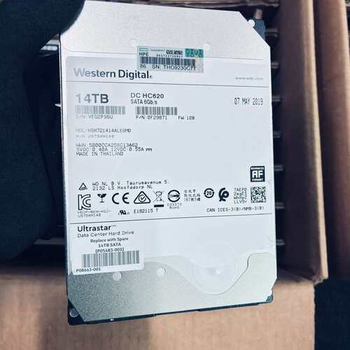 40个一口价】WD 14T HC620机械硬盘拆机99新--议价商品